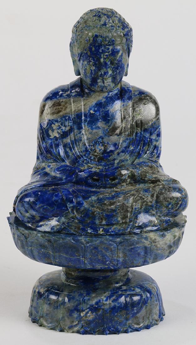 Chinese Lapis Lazuli Buddha (1 of 4)
