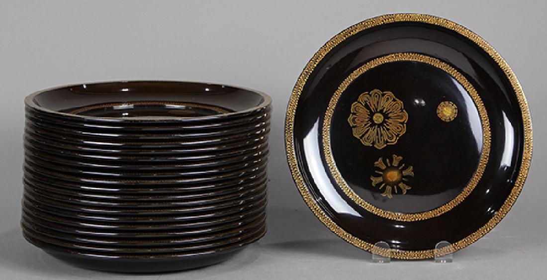 Japanese Black Lacquer Ware (1 of 3)