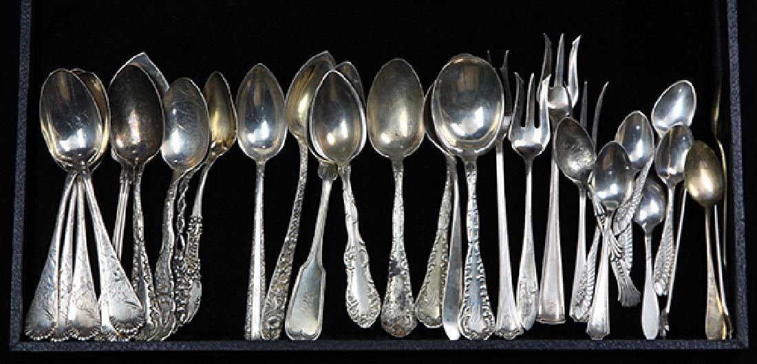 Sterling silver flatware group, 15.93 troy oz. (1 of 2)