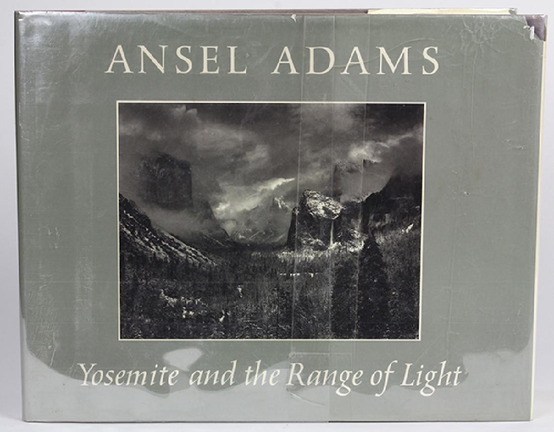 Ansel Adams signed book, Yosemite and the Range of (1 of 5)