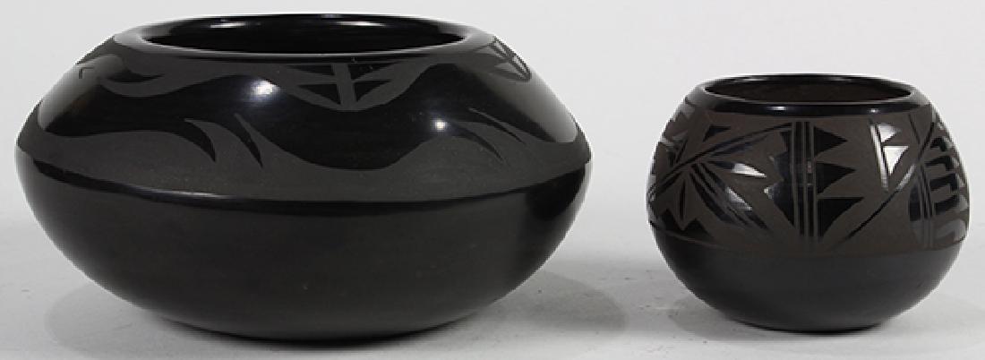 (Lot 3) Santa Ildofonso ceramic pottery vessels, with (1 of 9)