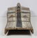 Large abstract African ceremonial mask carved, - 4