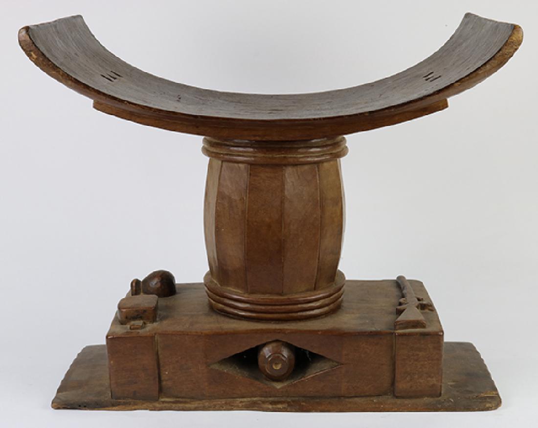 East Africa, possibly Tanzania, carved wood figural (1 of 4)