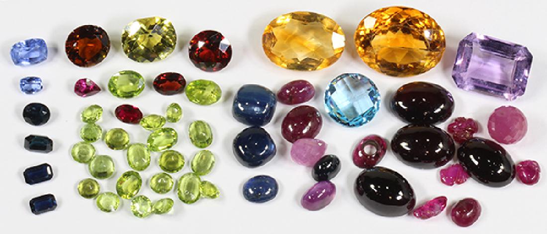 (Lot of 57) Unmounted stones (1 of 3)