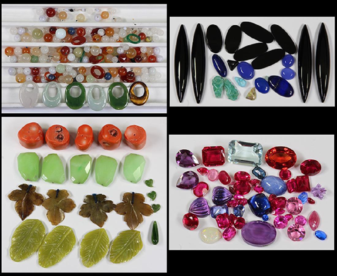 Collection of unmounted stones and beads (1 of 8)