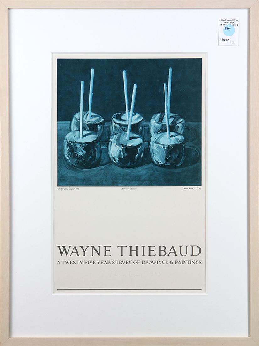 Poster, "Wayne Thiebaud: A Twenty-Five Year Survey of (1 of 1)