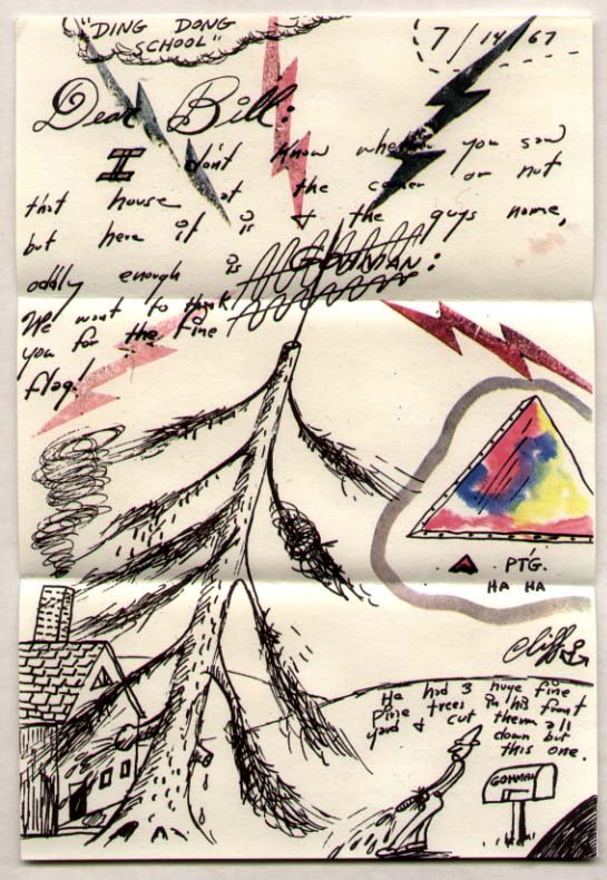 CONCEPTUAL ART BOX #2: Art Box #2, produced at ECBART, 2004. Contains 11 objects: original drawings, photo-lithographs, autographs & ephemera. Contents: â€¢ H.C. Westermann [1922-1981] photo-lithographed drawing sent to