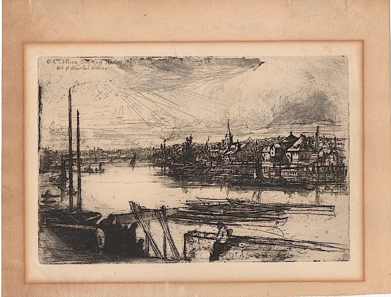 Seymour Haden ( 1818-1910 ) Etching: Sir Francis Seymour Haden ( 1818-1910 ) English surgeon, best known as an etcher. Haden's printmaking was invigorated by his much younger brother-in-law, James Whistler, at the Haden home in Sloane St