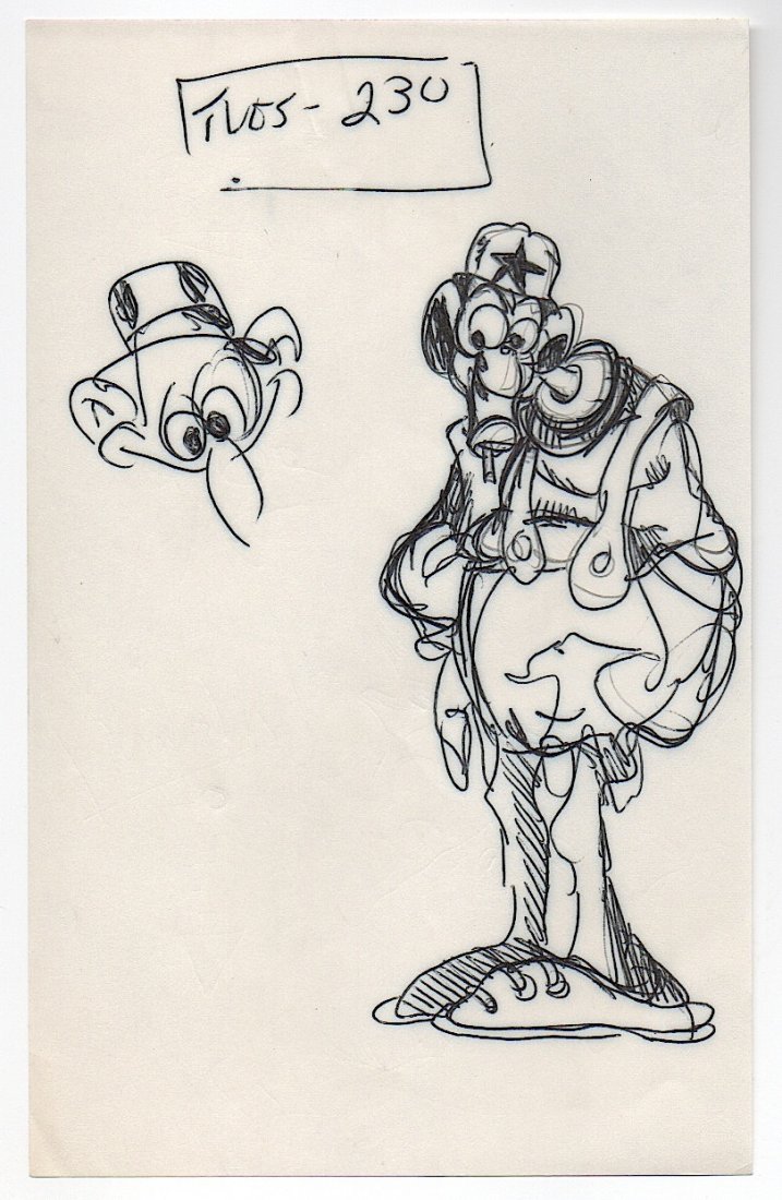 RALPH BAKSHI - American animator/draftsman Drawing: RALPH BAKSHI - American animator/draftsman. In the late 1950s & early 1960s he worked at CBS-Terrytoons on such series as "Heckle and Jeckle" and "Mighty Mouse." From there he went to Famous Studios-P