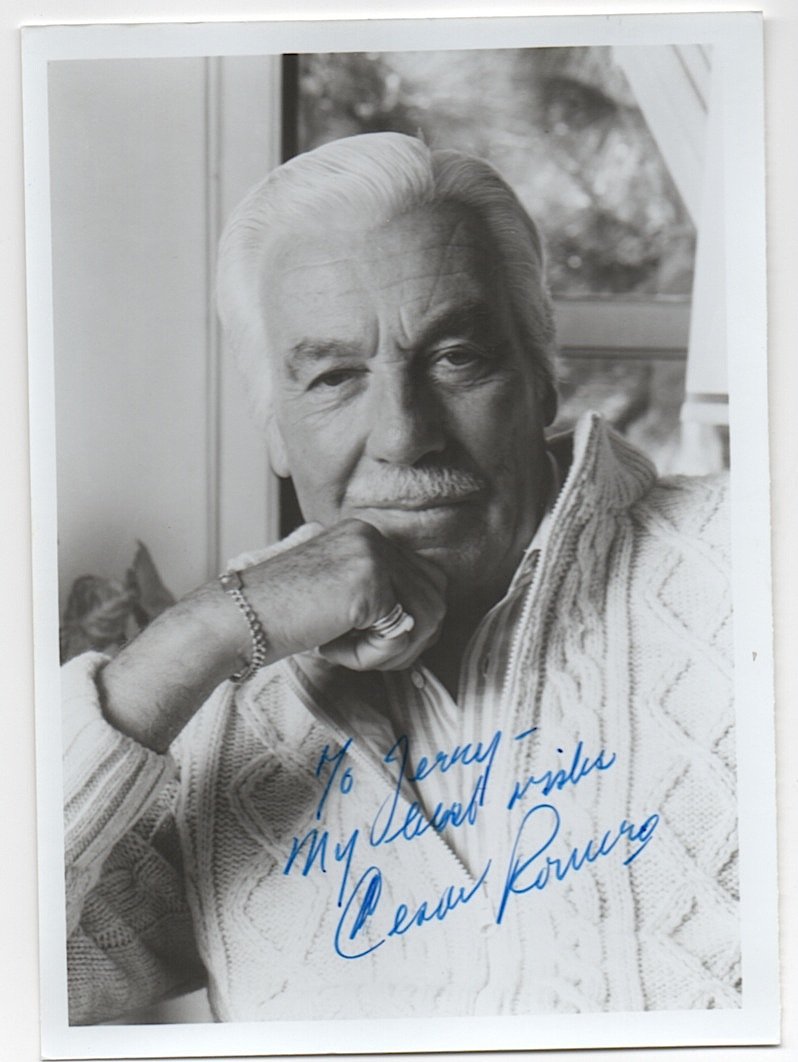 Cesar Romero (1907-1994) American actor: [FILM] Cesar Romero (1907-1994) American actor. Signed, inscribed 5x7 photo.