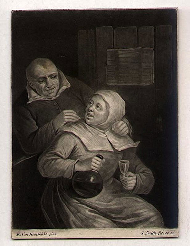 Rare 18th Century Mezzotint - Museum Quality!: [ART] John Smith (1652 - 1742) was an English mezzotint engraver. He was born at Daventry, Northamptonshire, about 1652. He was articled to a painter named Tillet in London, and studied mezzotint engr
