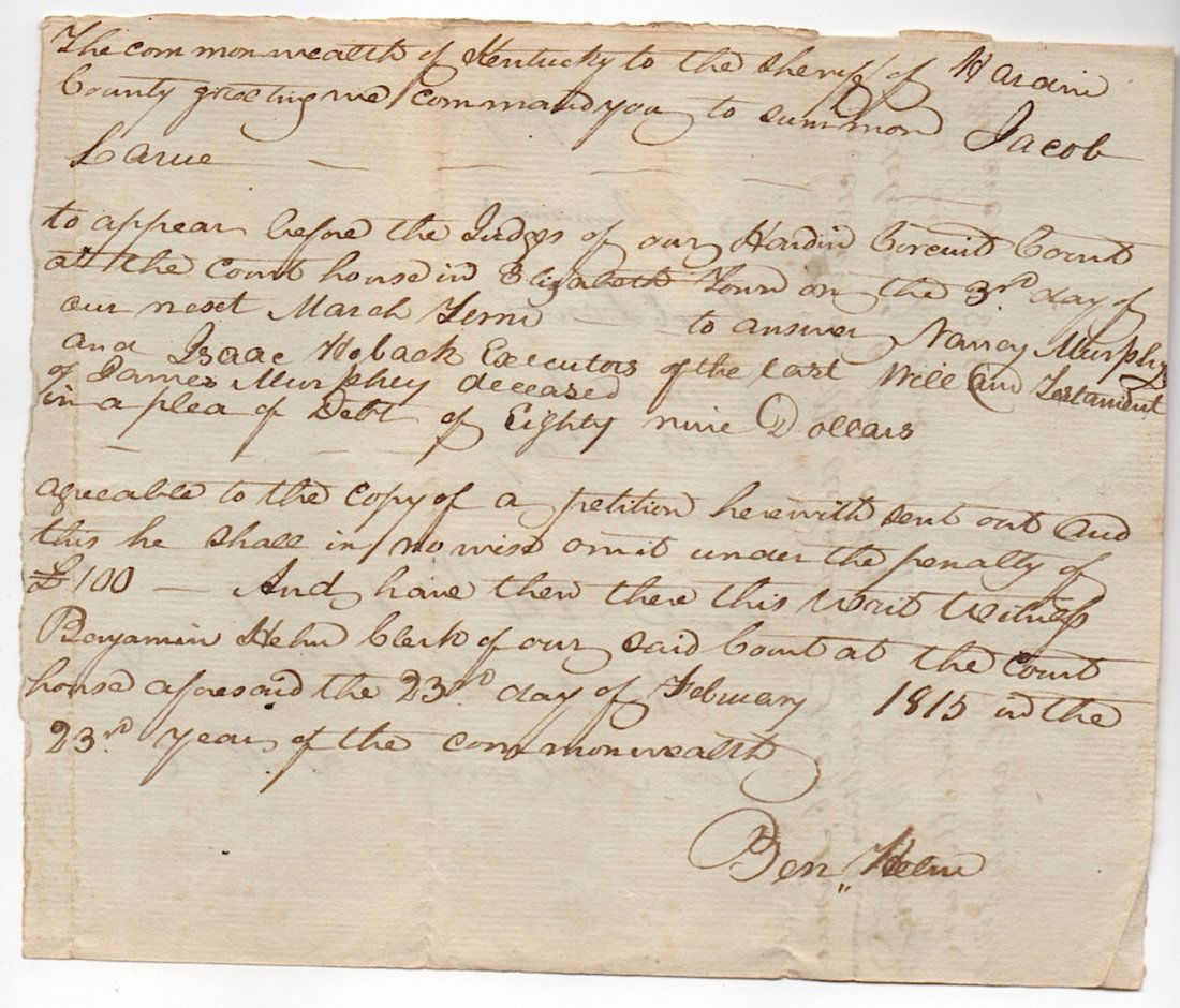 Ben Helm Kentucky Pioneer (1 of 2)