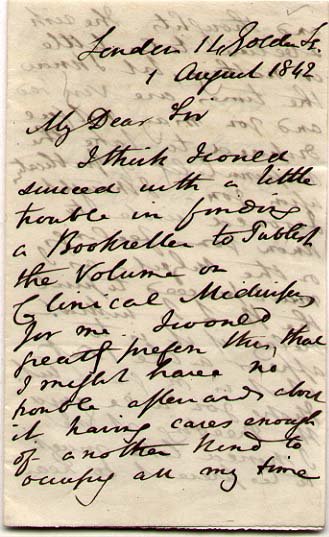 ROBERT LEE [1793-1877] noted obstetric physician (1 of 2)