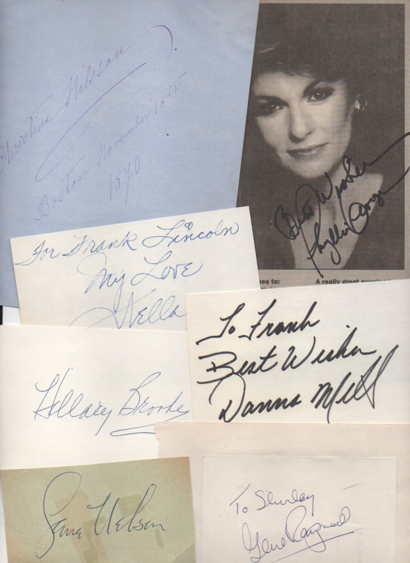 ENTERTAINERS - ACTORS LOT (1 of 10)