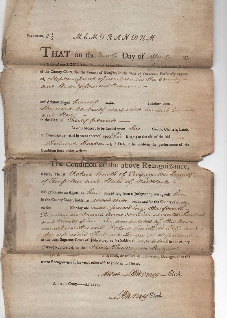 [VERMONT HISTORY] Lewis Richard Morris (1 of 3)