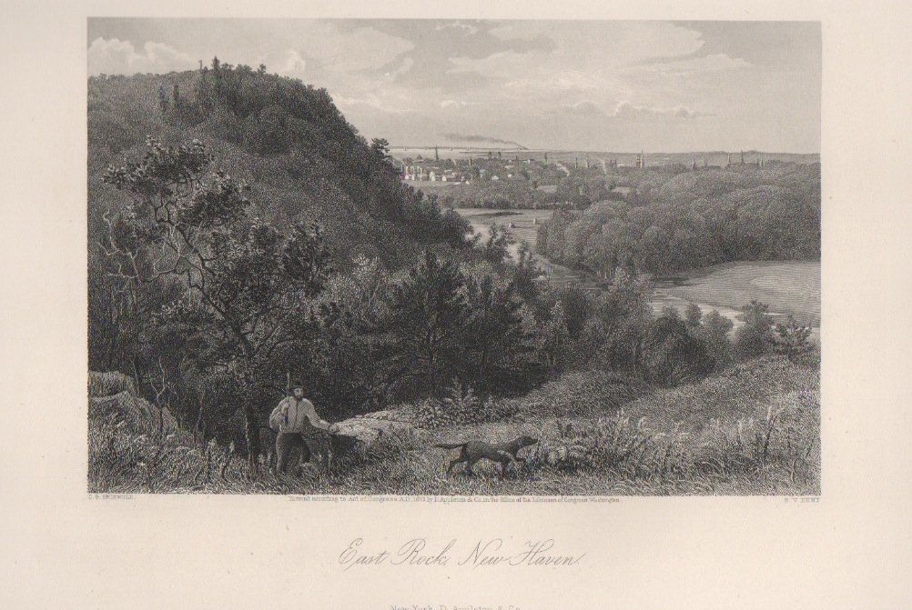 East Rock, New Haven, Ct. 1873 View (1 of 1)