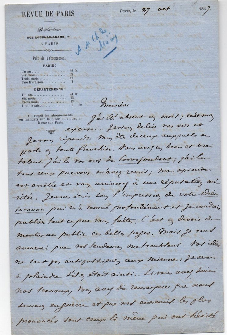 Leo Laurent-Pichat (1823-1886) French politician, (1 of 2)