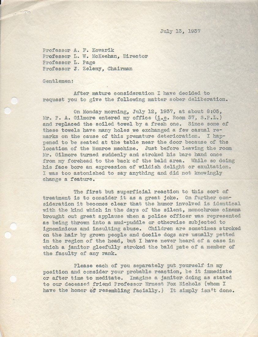 The Wild-Eyed Janitor At Yale University (1 of 2)