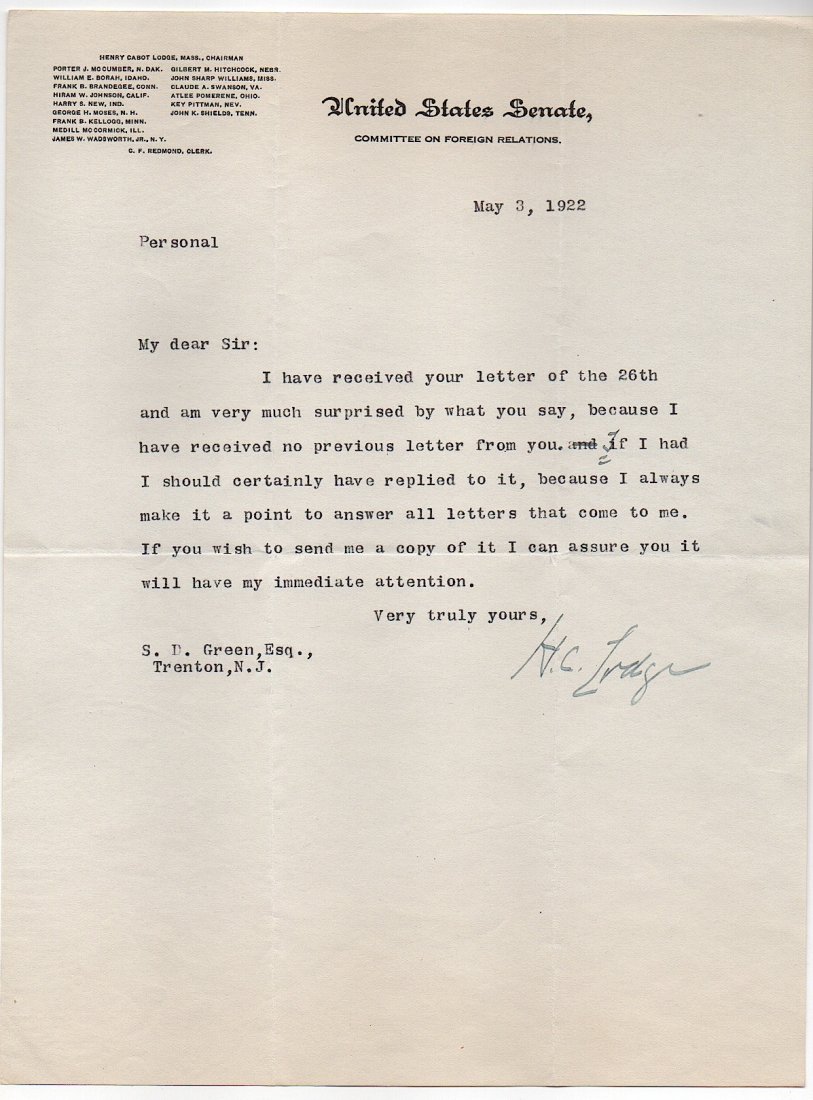 Henry Cabot Lodge (1850-1924) (1 of 1)