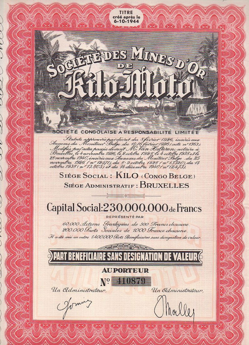 BELGIAN CONGO Mining (1 of 1)