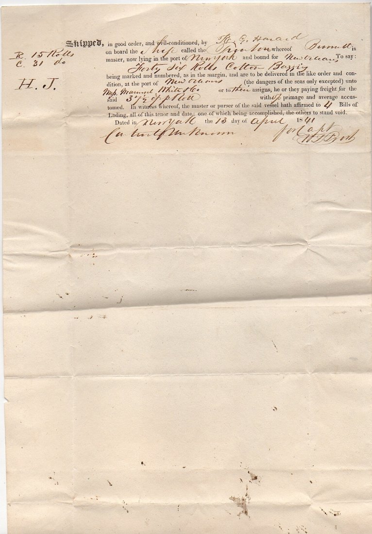 Bound For New Orleans 1841 (1 of 1)