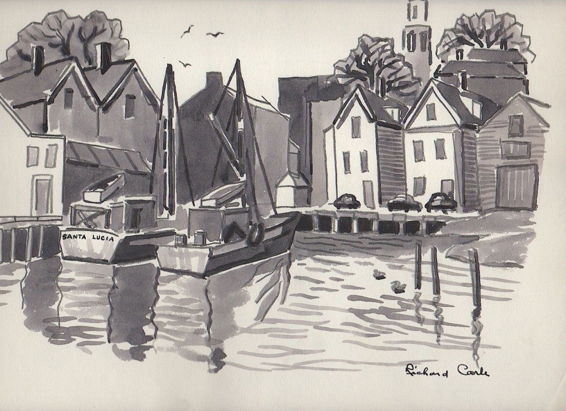 Gloucester Harbor Scene - Carle (1 of 1)