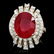 14k Yellow Gold 10.00ct Ruby 2.00ct Diamond Ring - 2