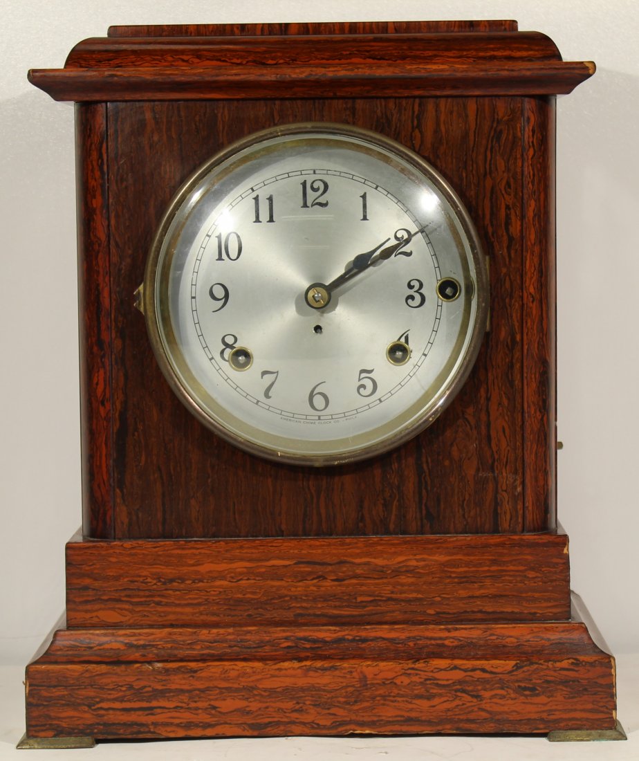 Antique American Chime Clock Co. mantle clock (1 of 19)