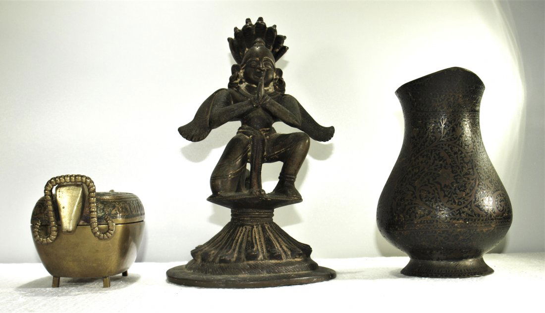 Antique & Vintage Middle Eastern / Asian metal vessels (1 of 13)