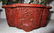 Pair Chinese Cinnabar planter and Jade plant - 10