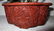 Pair Chinese Cinnabar planter and Jade plant - 3