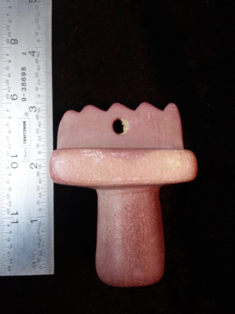 PIPE STONE: 2&3/4 INCHES LONG BY 2&1/4 INCHES WIDE FROM TENNESSEE