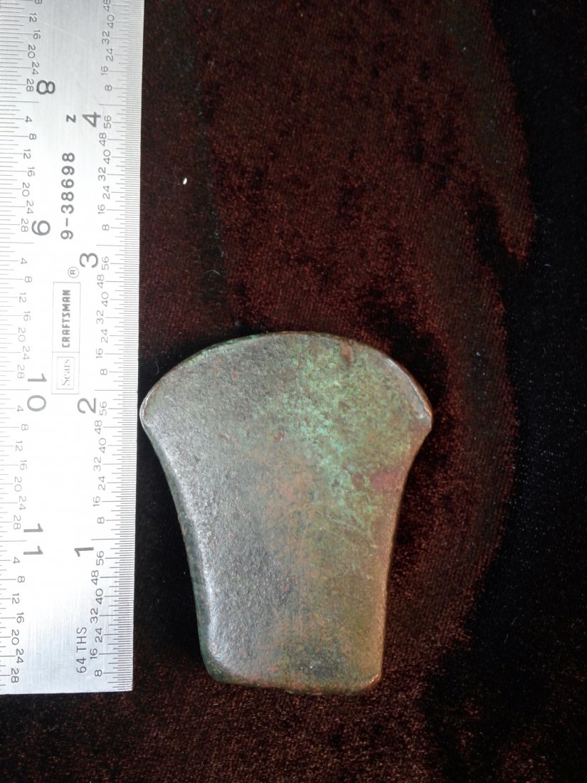 MAYAN COPPER PENDANT: 2&1/2 INCHES LONG FROM GUATEMALA