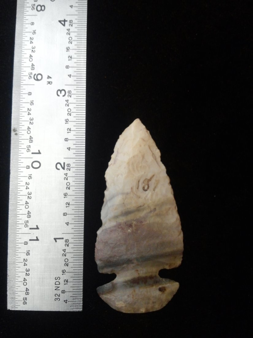 DOVETAIL  ARROWHEAD INDIAN ARTIFACT (1 of 1)