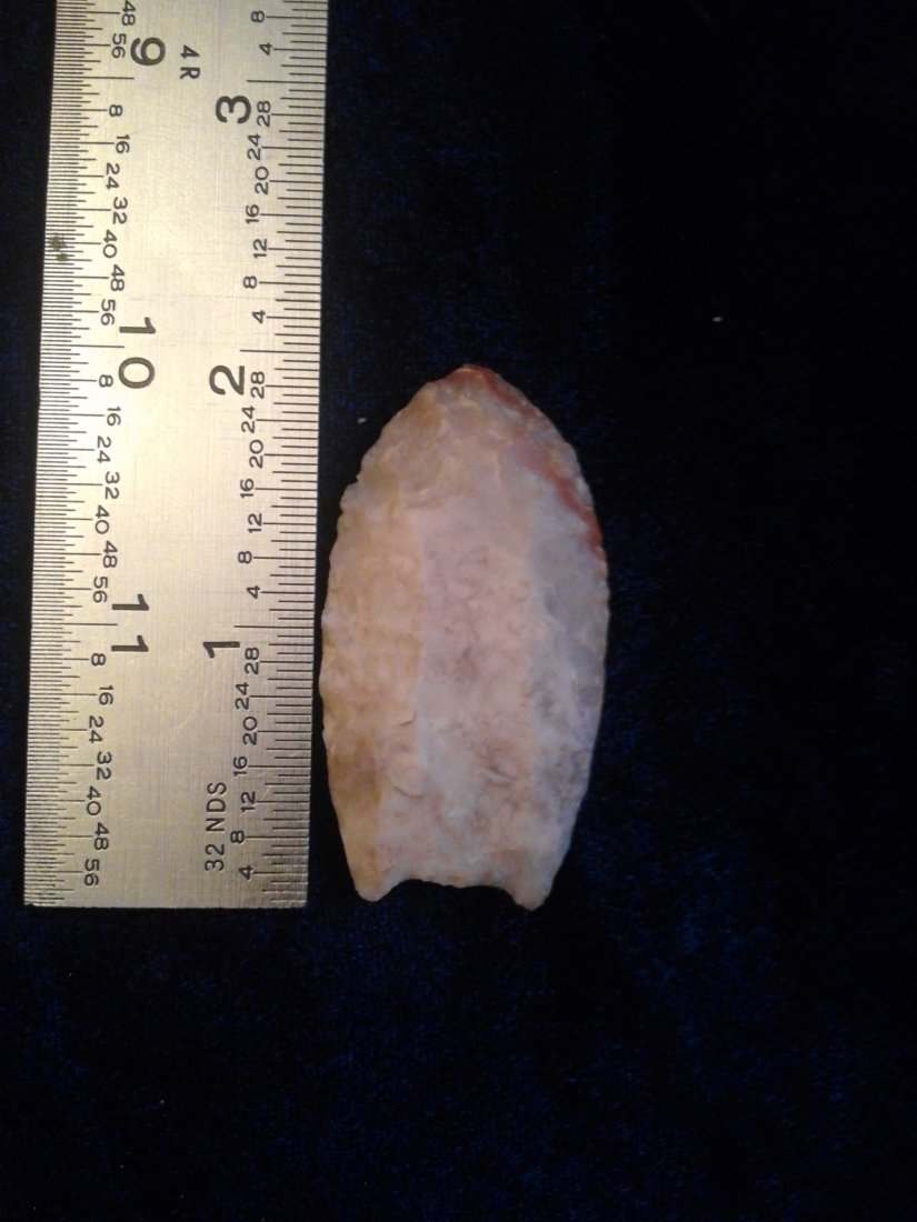 FOLSOM    INDIAN ARTIFACT ARROWHEAD (1 of 1)