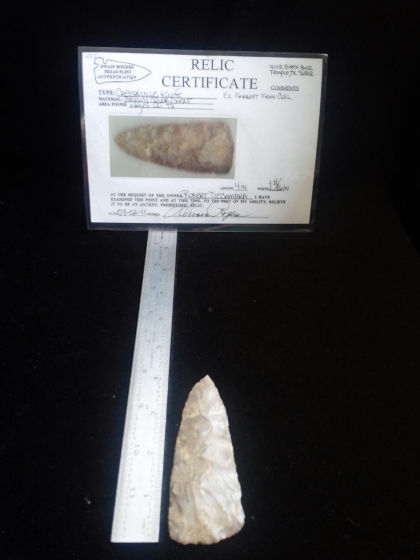 CASTROVILLE KNIFE WITH A DEWAIN ROGERS COA (1 of 2)