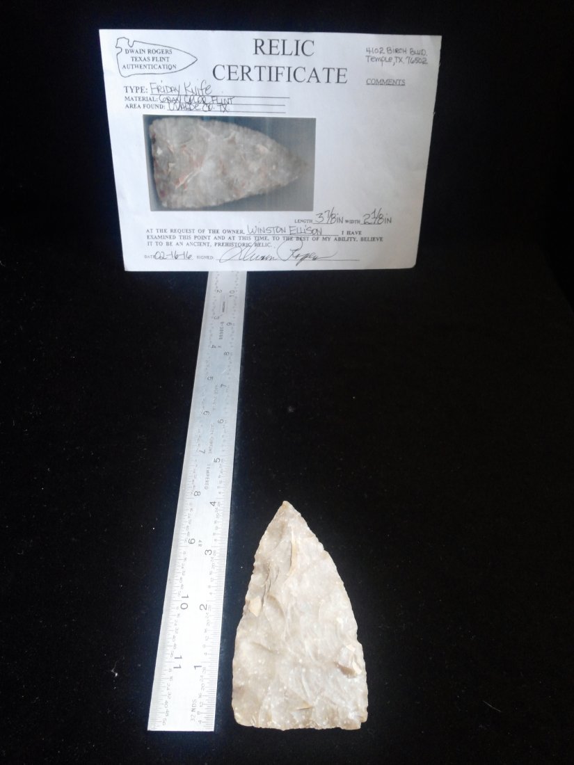 FRIDAY  KNIFE WITH A DEWAIN ROGERS COA (1 of 2)