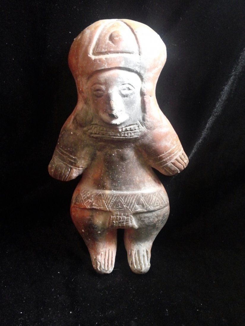 COLIMA HUMAN EFFIGY   INDIAN ARTIFACT ARROWHEAD (1 of 2)