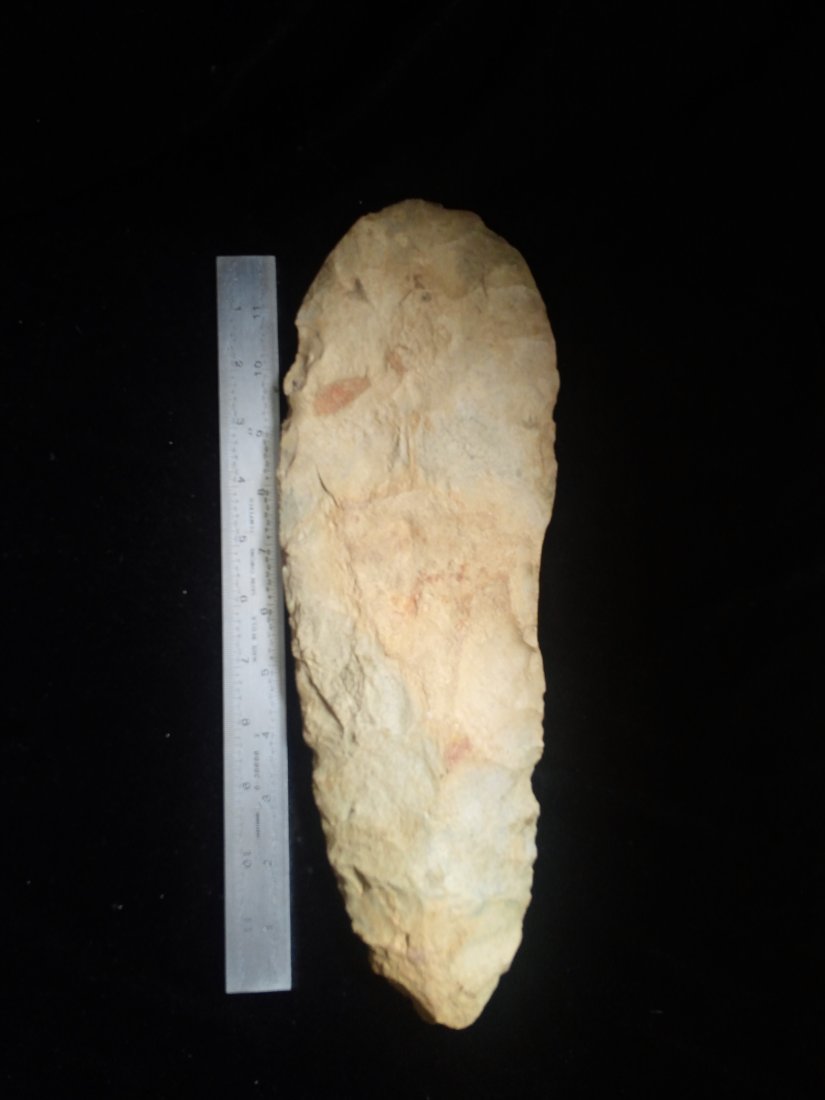 LARGE SPADE   INDIAN ARTIFACT ARROWHEAD (1 of 1)