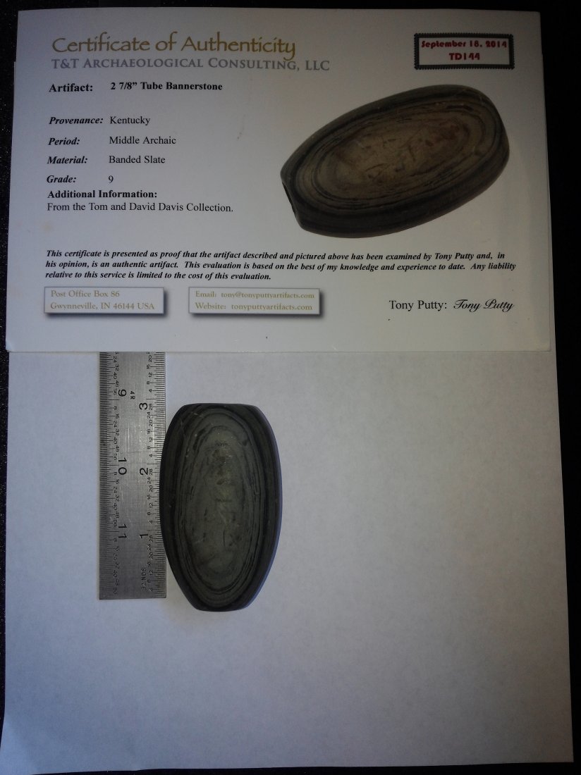 TUBE BANNERSTONE WITH TONY PUTTY COA (1 of 4)