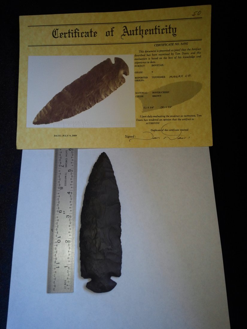 DOVETAIL  WITH TOM DAVIS COA (1 of 2)