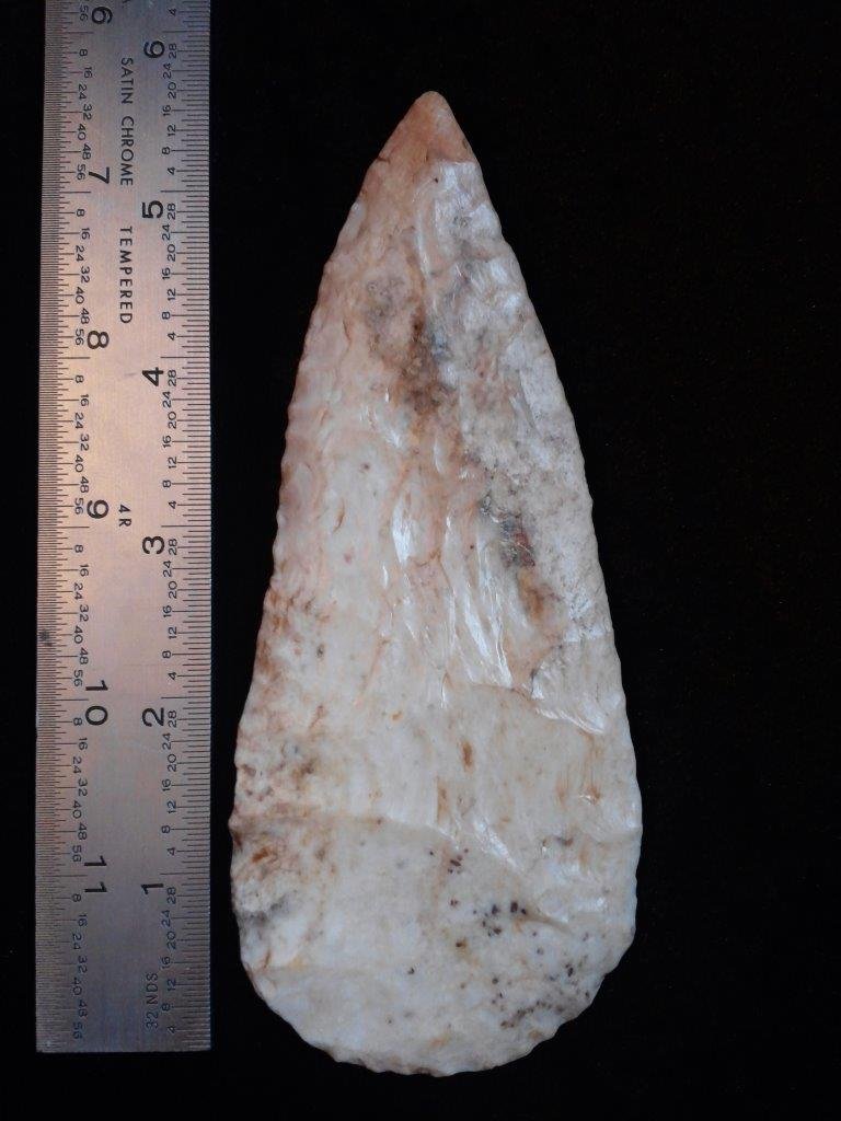 COBBS: IT IS 5&3/4 INCHES LONG FROM ILLINOIS. IT WOULD MAKE A GREAT ADDITION TO YOUR COLLECTION.