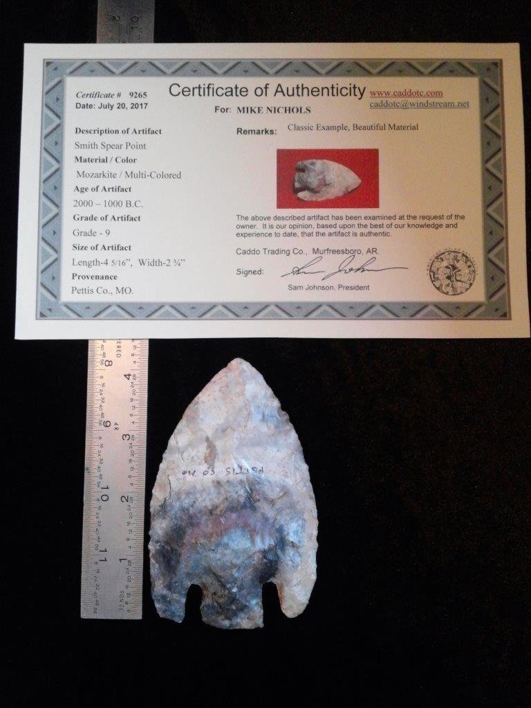 SMITH SPEAR POINT  WITH SAM JOHNSON COA (1 of 2)