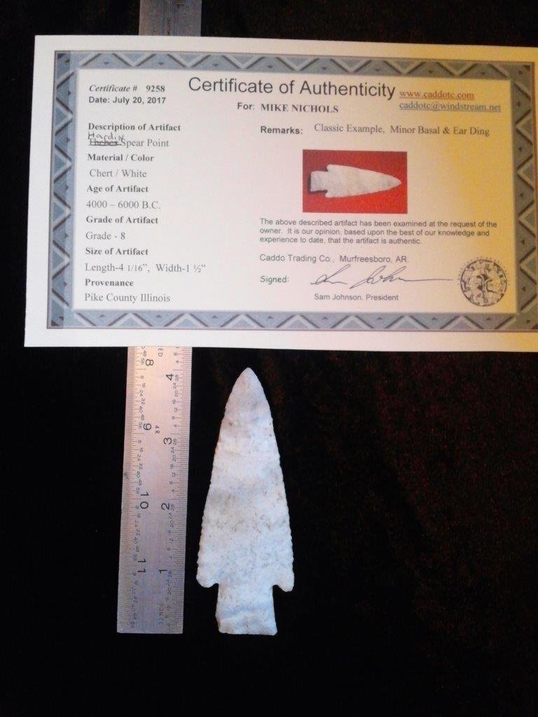 HARDIN SPEAR  POINT  WITH SAM JOHNSON COA (1 of 2)