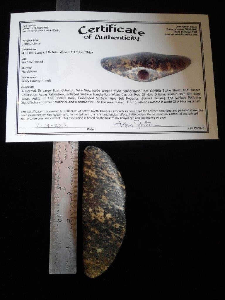 BANNERSTONE   WITH KEN PARTAIN COA (1 of 6)