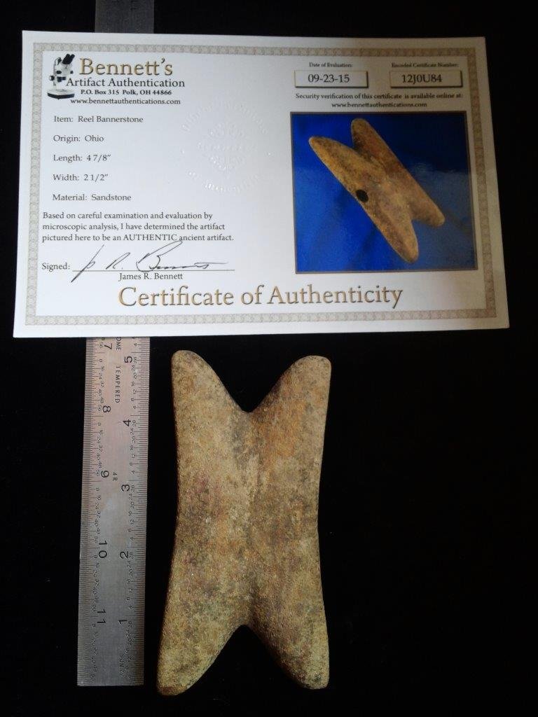 REEL BANNERSTONE   WITH BENNETT'S  COA (1 of 5)