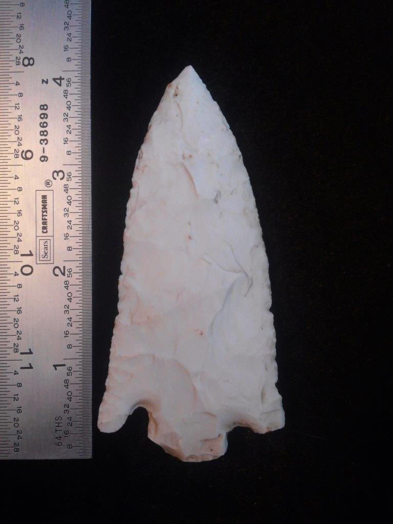 SMITH: IT IS 4 INCHES LONG. IT IS FROM MISSOURI. IT WOULD MAKE A GREAT ADDITION TO YOUR COLLECTION!
