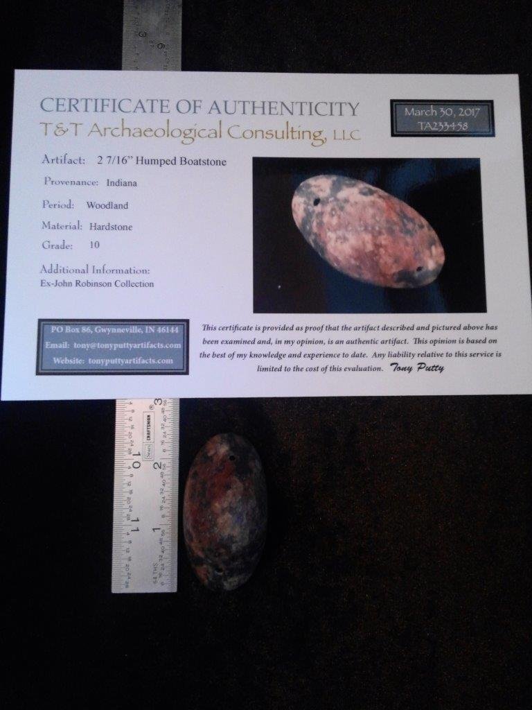 HUMPED BOATSTONE  WITH TONY PUTTY  COA (1 of 3)