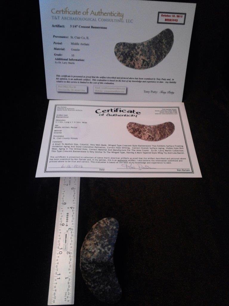 BANNERSTONE WITH KEN PARTAIN & TONY PUTTY COA's (1 of 4)