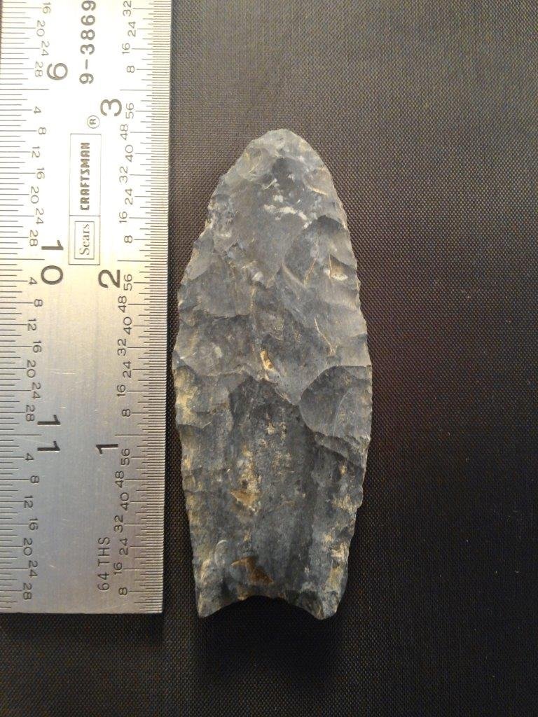 CLOVIS  ARROWHEAD INDIAN ARTIFACT (1 of 3)